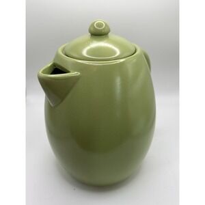 Starbucks Green Ceramic Coffee Pot Teapot with Lid 32oz Modern Design 2011
